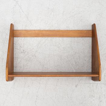 Hans J. Wegner, wall shelf, Ry Møbler, Denmark.