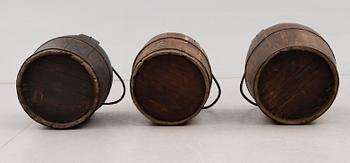 VATTENSPANNAR, 3 st, ostindiska.