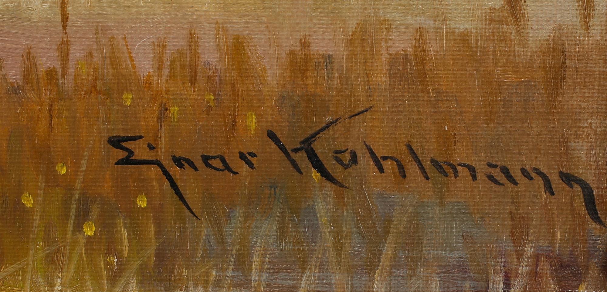 EJNAR KOHLMANN, olja på duk, signerad.