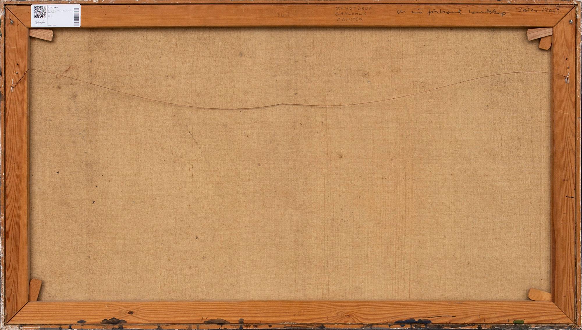 Bengt Orup, Olja på duk, signerad, 1965.