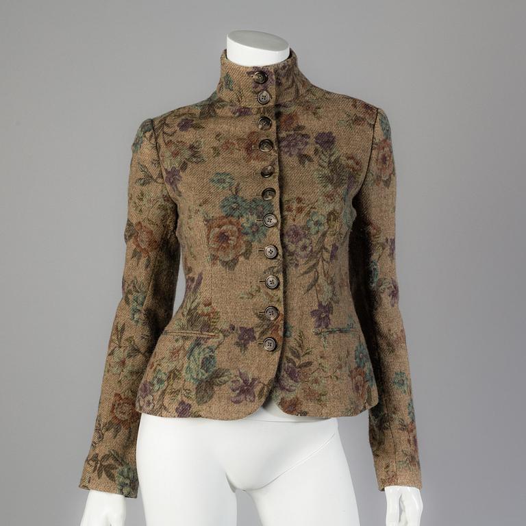Jacket and blouse by Ralph Lauren.