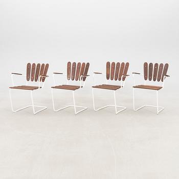 Garden Chairs, 4 pcs, second half of the 20th century.