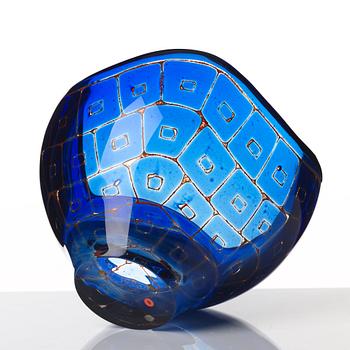 Sven Palmqvist, a "Ravenna" glass bowl, Orrefors 1978.