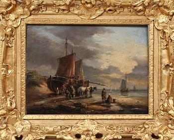 GERARDUS HENDRIKS, olja på pannnå, sign.