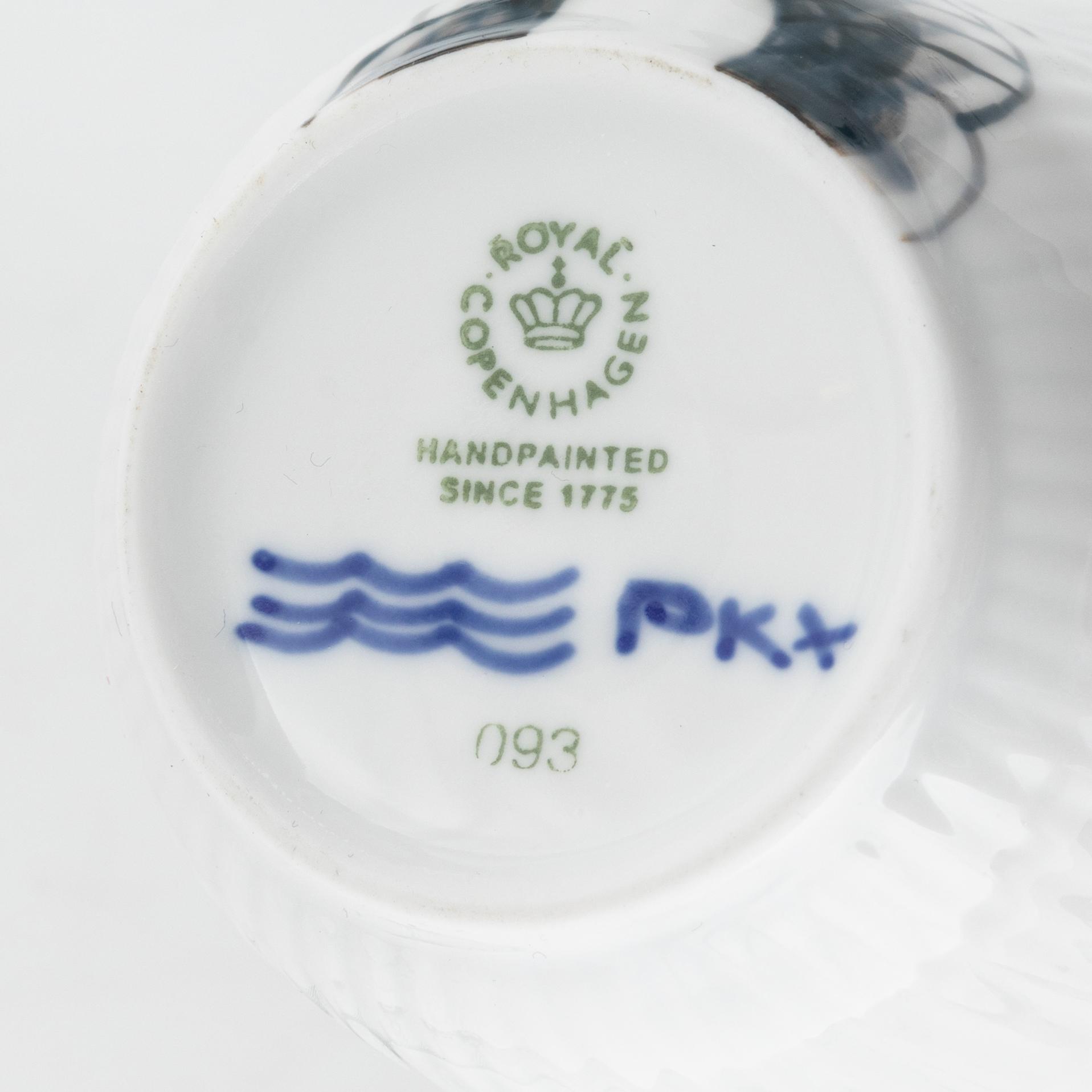 A 56-piece 'Black Fluted Mega' porcelain service, Royal Copenhagen, Denmark.
