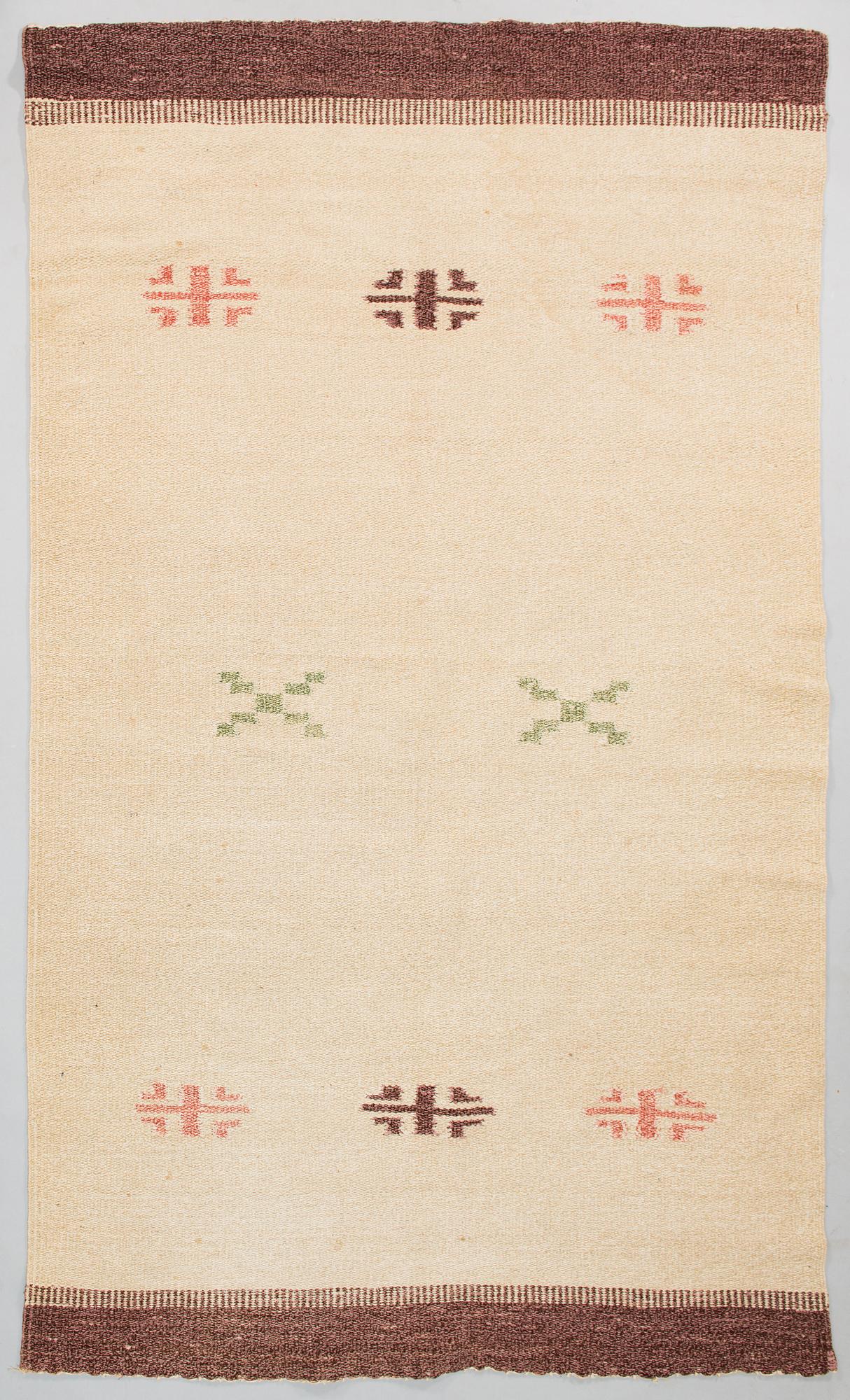 Matto, 1930-luku. Noin 250x150 cm.