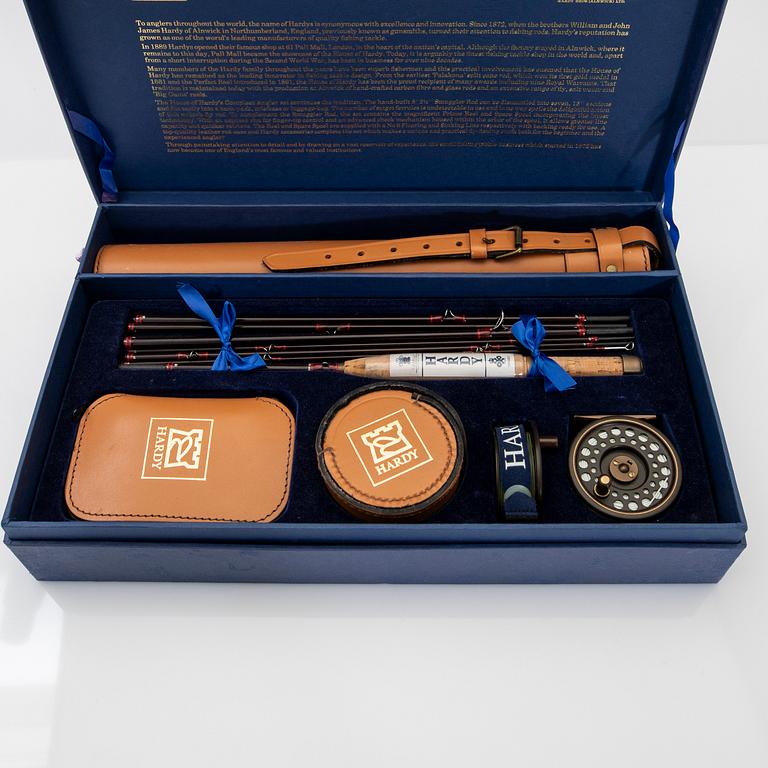 Flugfiskeset, Hardy Bros. England.