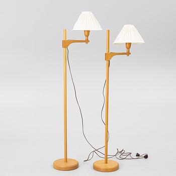 Carl Malmsten, a pair of 'Staken' floor lamps.
