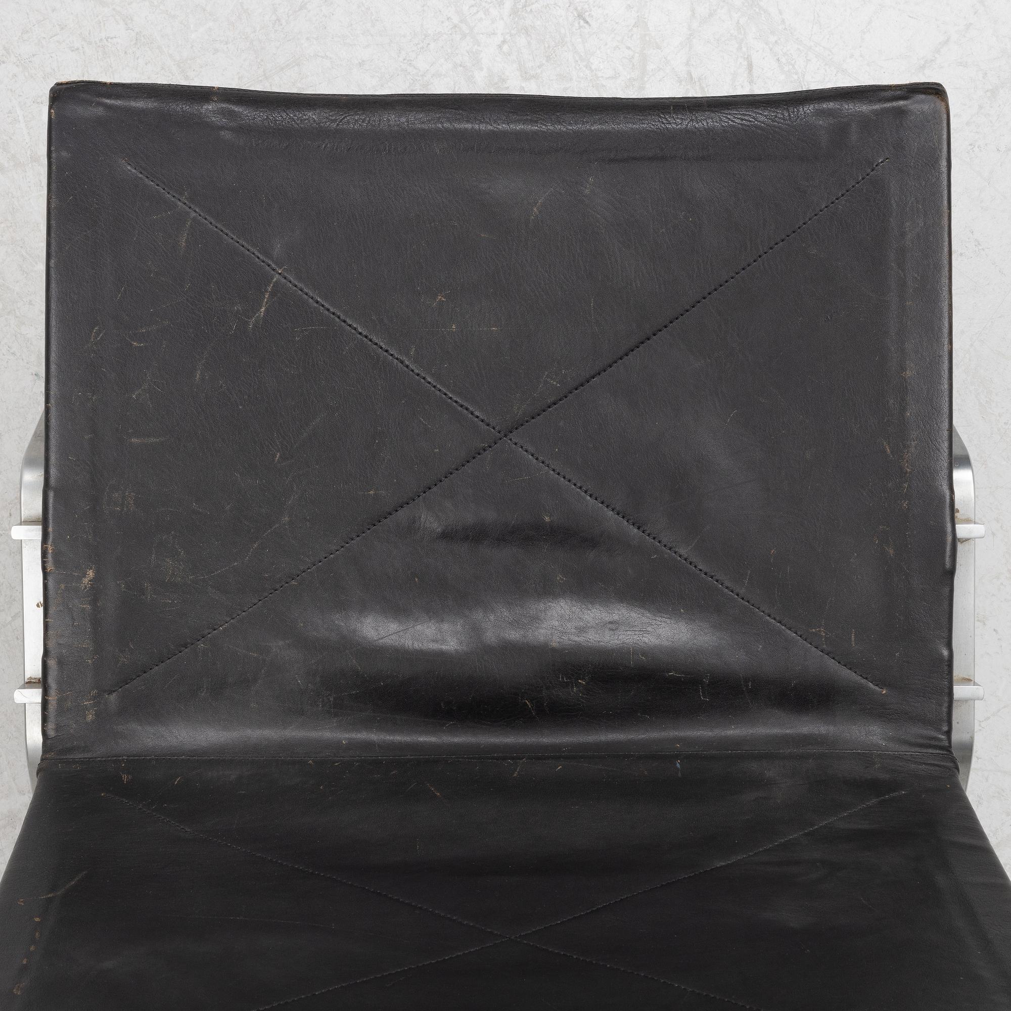Poul Kjaerholm, a pair of "PK22"lounge chairs, Kold Christensen, Denmark.