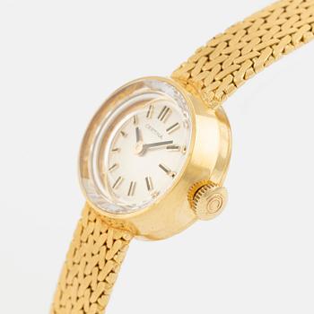 Certina, 18K gold, wristwatch, 17 mm.