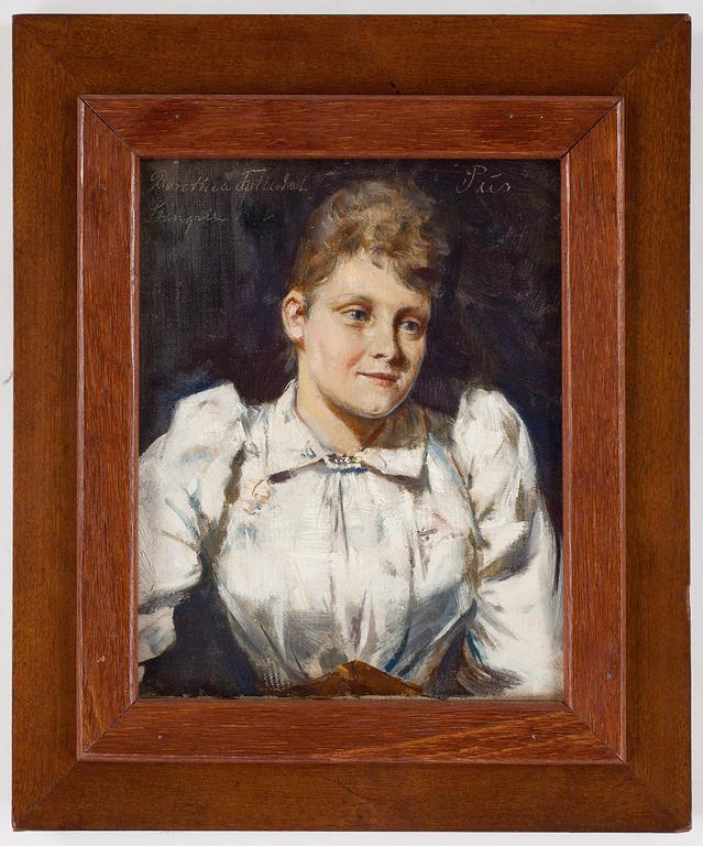 DOROTHEA FOLLESTAD, olja på duk, signerad.