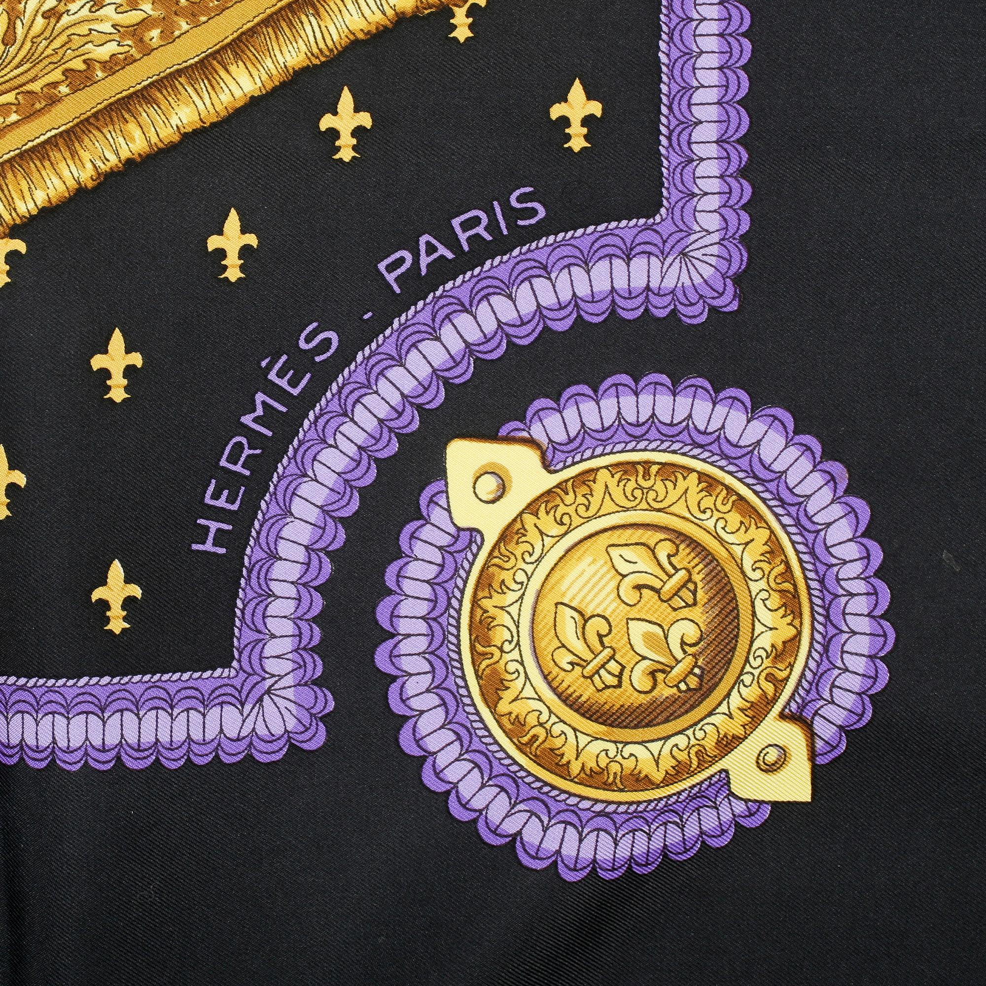 SCARF, siden, "Selles a Housses", design Christiane Vauzelles, Hermès, Paris.