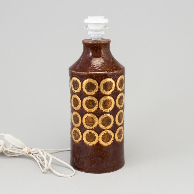 A ceramic Bitossi table lamp, 20th century.