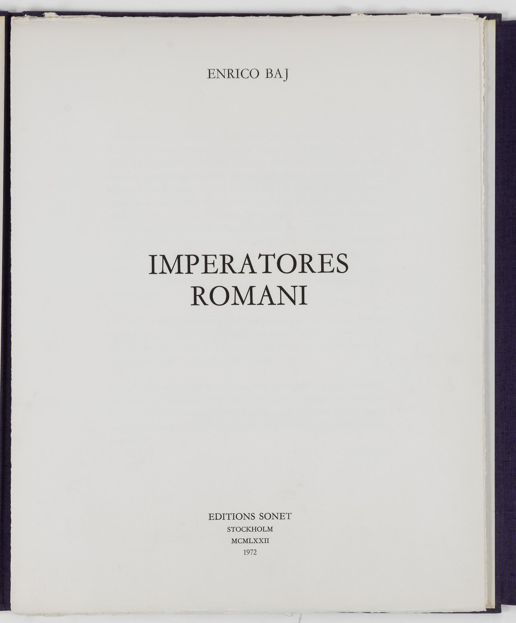 Enrico Baj, "Imperatores Romani".