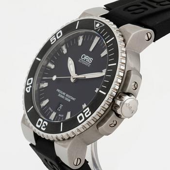 ORIS, Divers Aquis Date, wristwatch, 43 mm, chronograph.