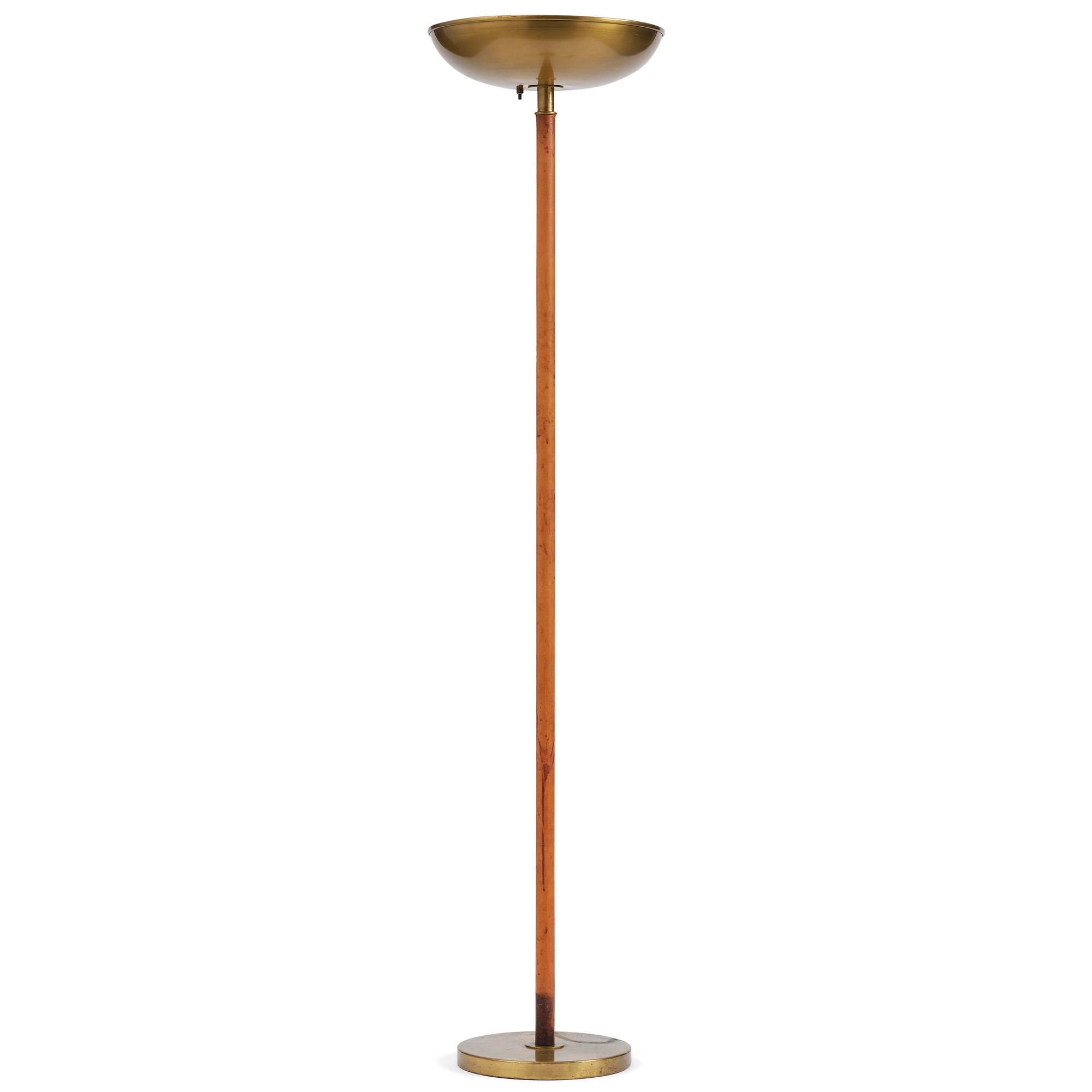 Bertil Brisborg, a rare floor lamp model 32608, Nordiska Kompaniet, Sweden, 1940s-50s.