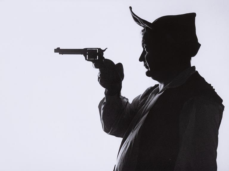 Per-Olow Anderson, "Carl-Gustaf Lindstedt during the filming of Wild West Story", 1964.