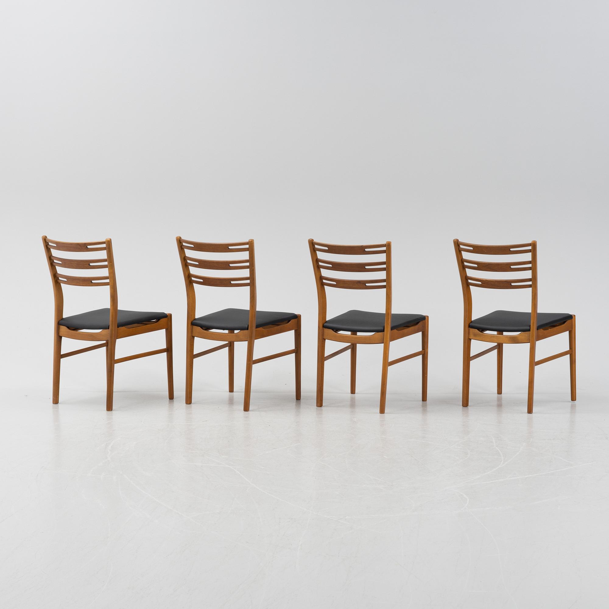 Stolar, 4 st, ”Della” Ikea, 1960-tal.