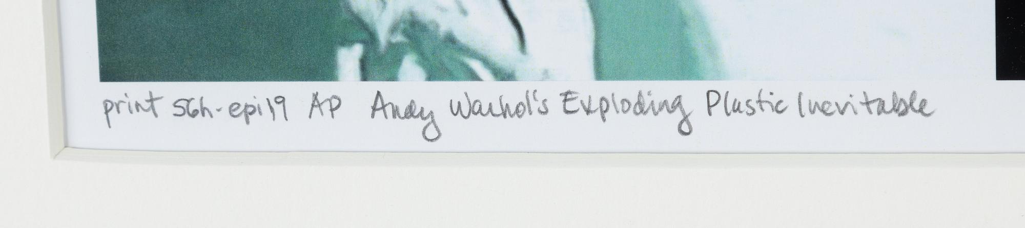 Ronald Nameth, photograph from Exploding Plastic Inevitable signed and numbered AP.