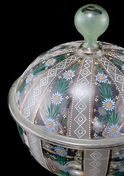 LOCKPOKAL, glas, 1900-tal.