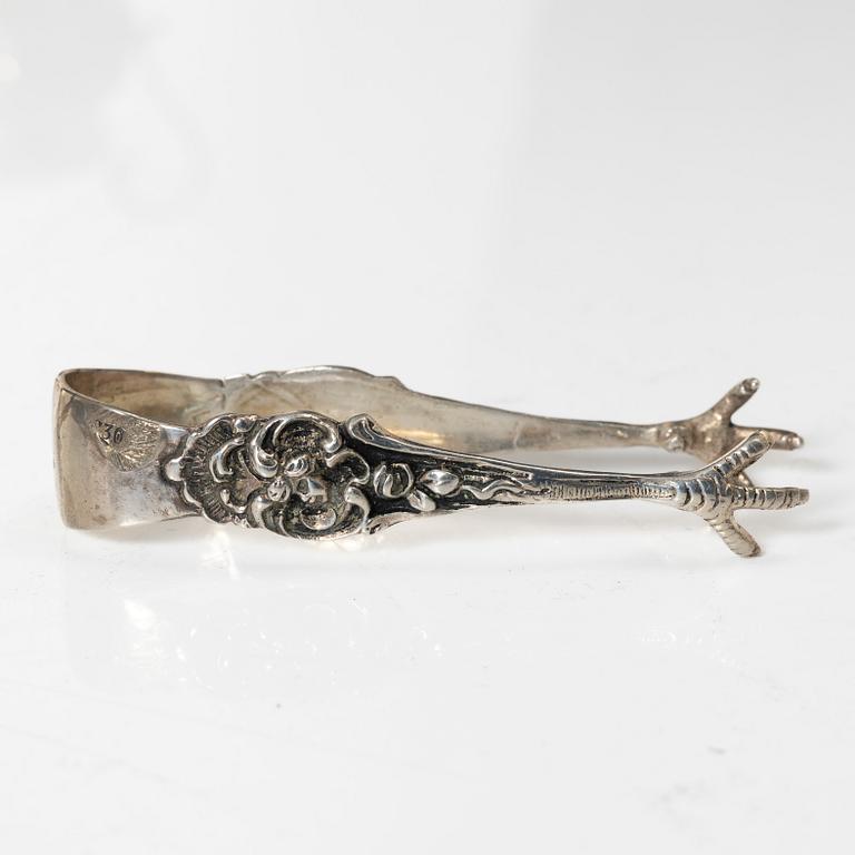 Coffee service, four pieces, silver, Rococo style, 20th century.