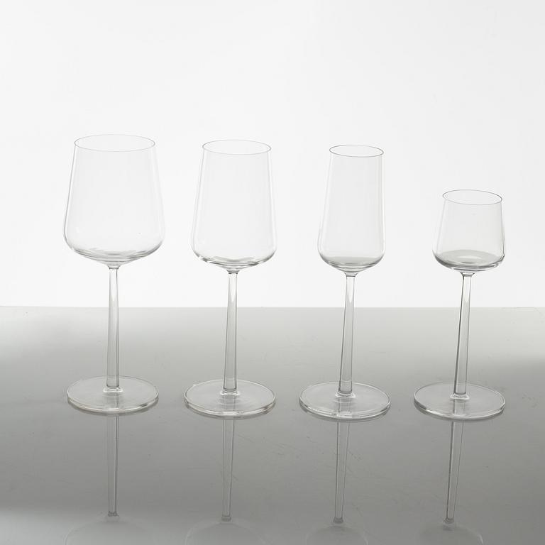 Alfredo Häberli, glass service, 48 pieces, "Essence", Iittala, Finland, 21st century.