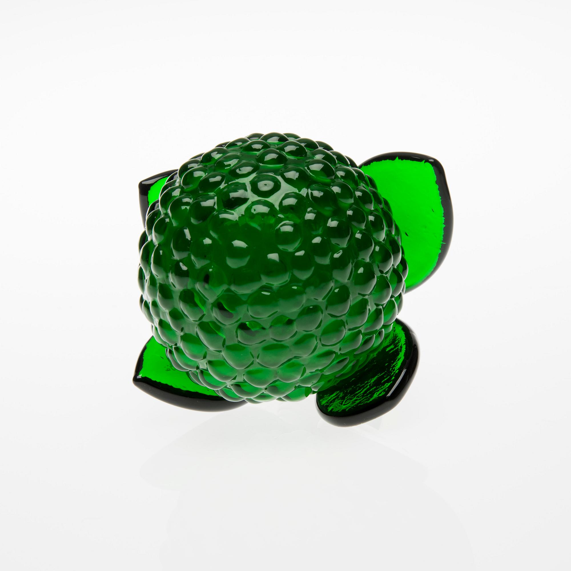 OIVA TOIKKA, FIGURIN, glas, signerad Oiva Toikka Nuutajärvi Notsjö, numrerad 150/1000.