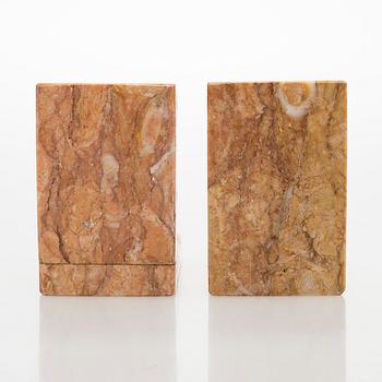 Bookends, a pair, 20th century.