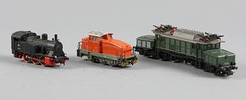 LOK, 3 st. Märklin, H0. 1900-tal.