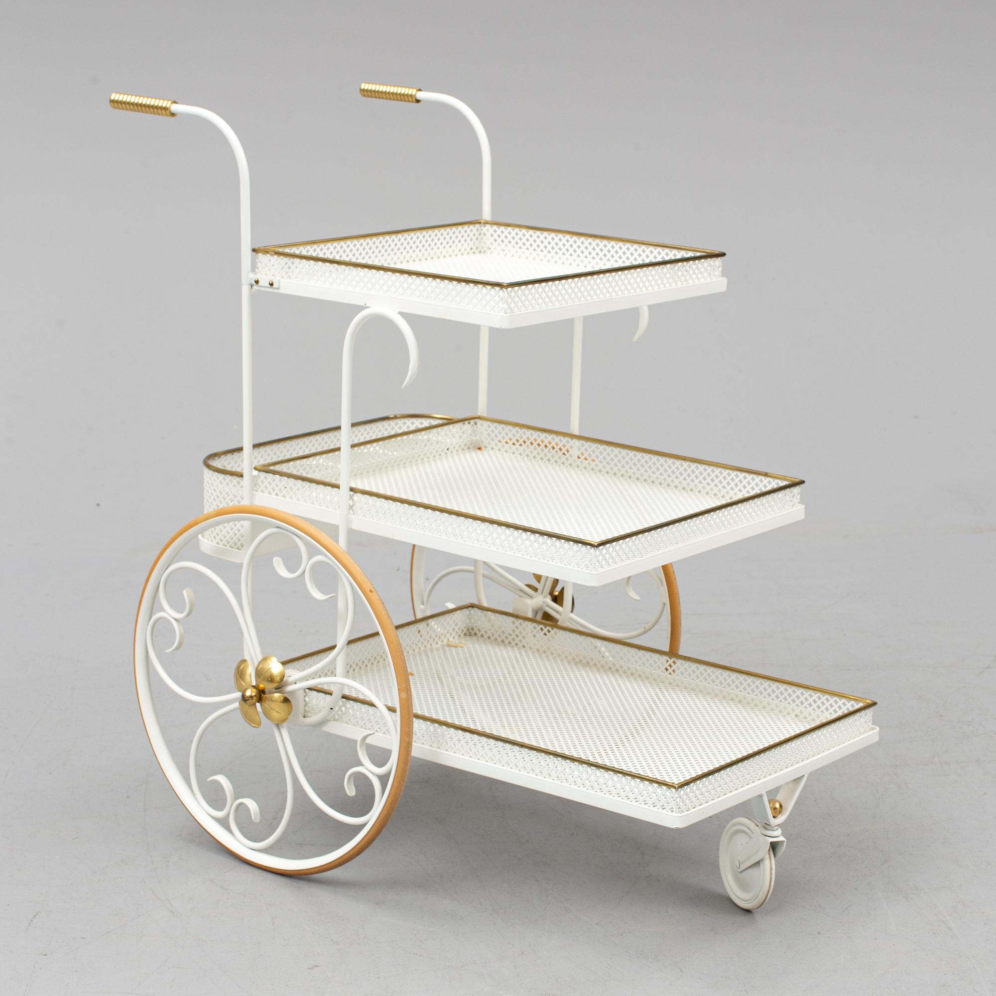 SERVERINGSVAGN/BARVAGN, saluförd på Firma Svenskt Tenn, 1900-talets mitt.