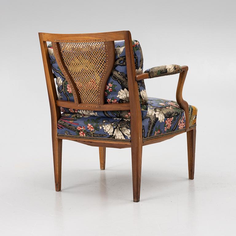 Josef Frank, a model 969 armchair, Firma Svenskt Tenn, Sweden.