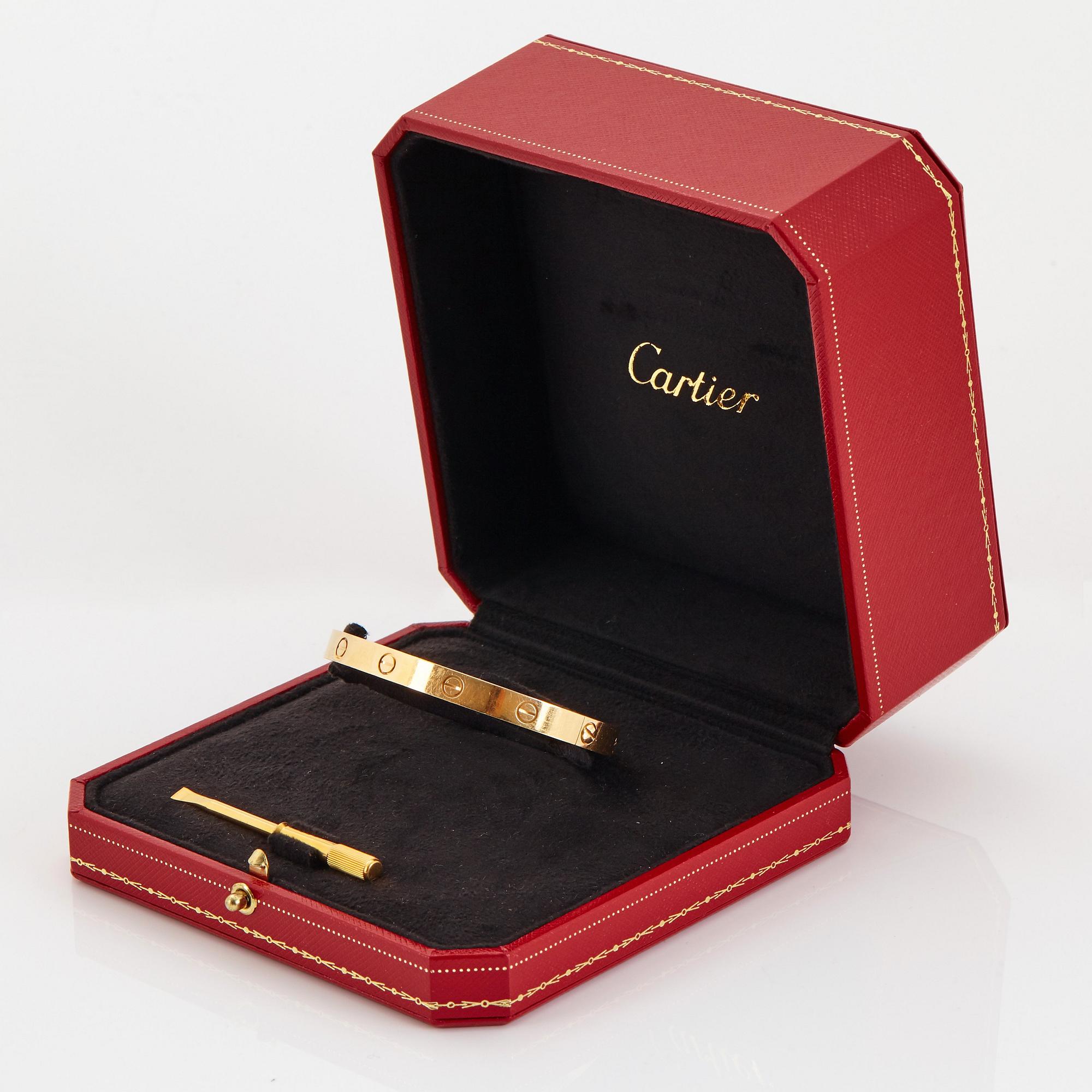 Cartier "Love" armband 18K guld.