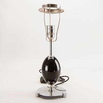 A Swedish Modern 1940s metal table lamp.