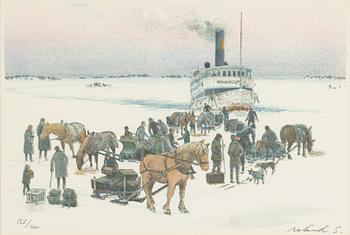 Roland Svensson, "Möte på isen".