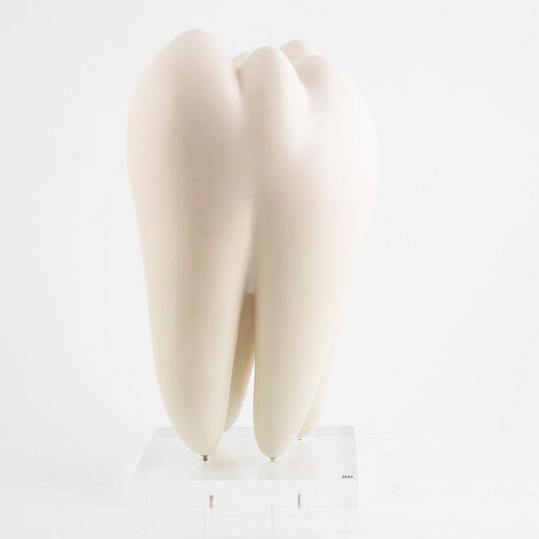 Hans Hedberg, a faience sculpture of a tooth, Biot, France.