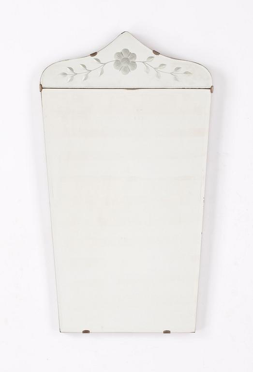 SPEGEL med LAMPETTER, ett par, 1900-talets andra kvartal/mitt.