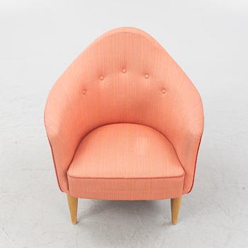 Kerstin Hörlin-Holmquist, a 'Lilla Adam' armchair, Nordiska Kompaniet, Sweden, mid 20th century.