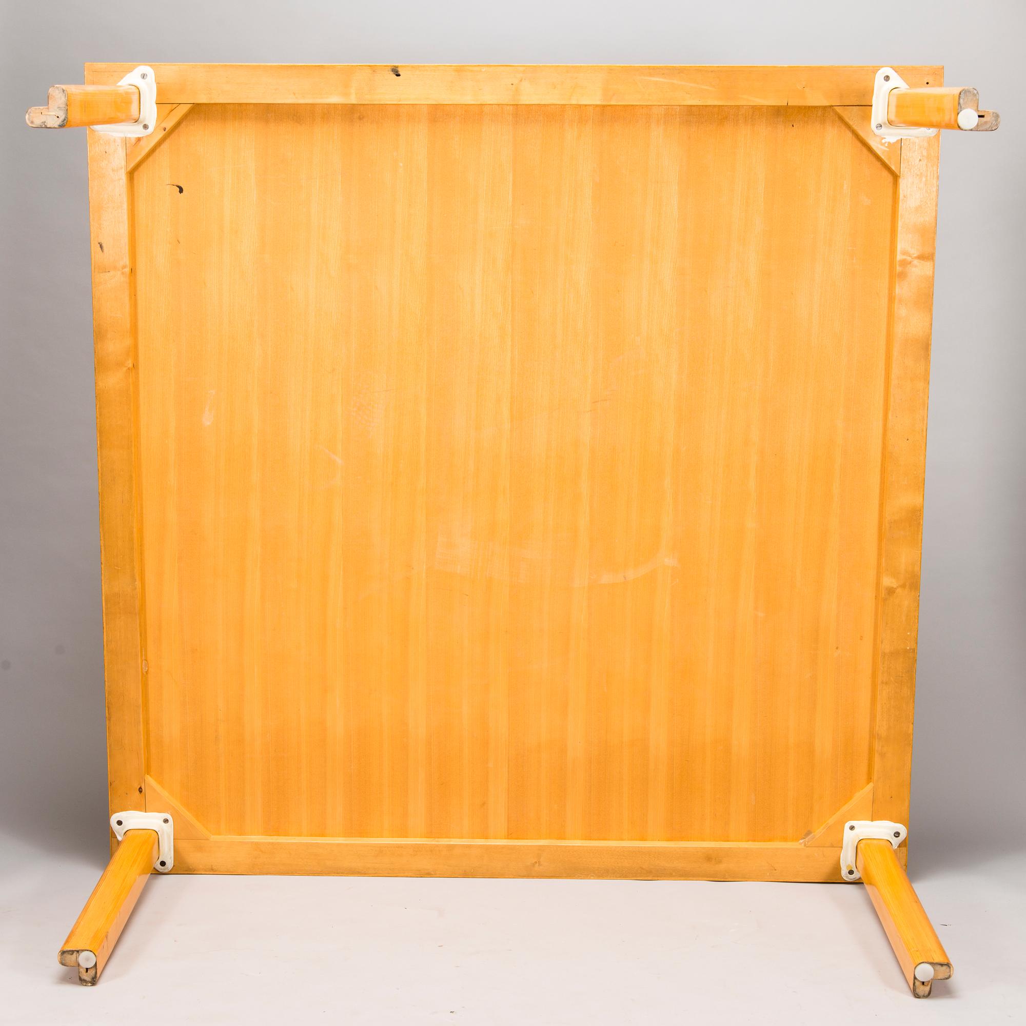 Alvar Aalto, A mid 20th century table / conference table for Artek. Finland.