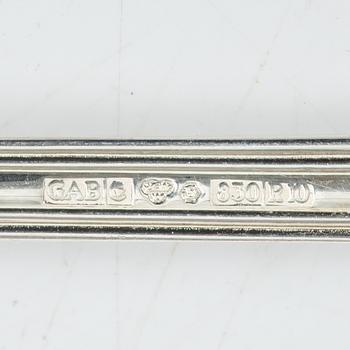 Cutlery, 20 pieces, silver, 19th-20th century.