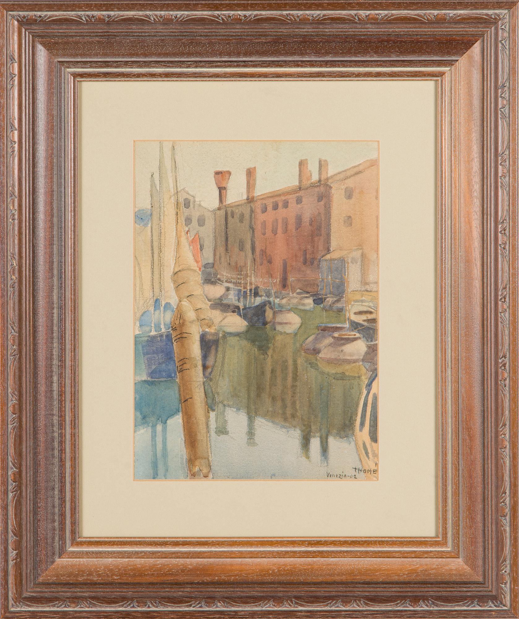 Verner Thomé, View from Venice.