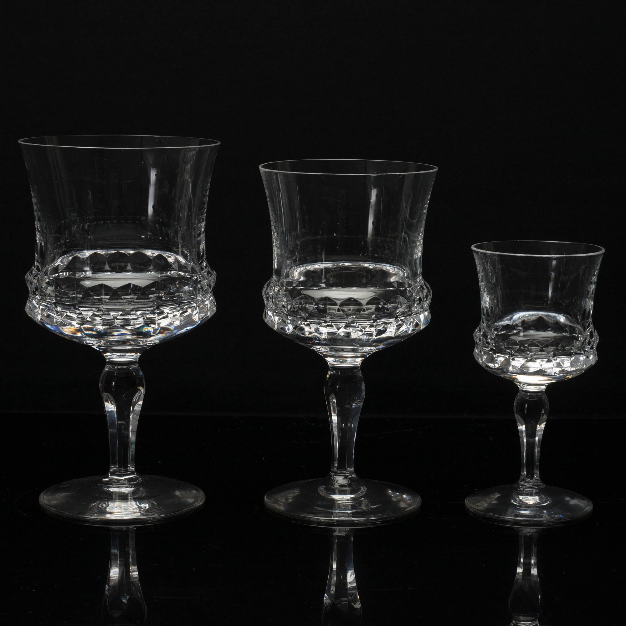 INGEBORG LUNDIN, an approx 90 piece  glass service.