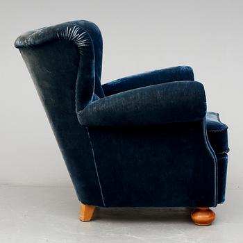 FÅTÖLJ, möjligen DUX, 1950-tal.