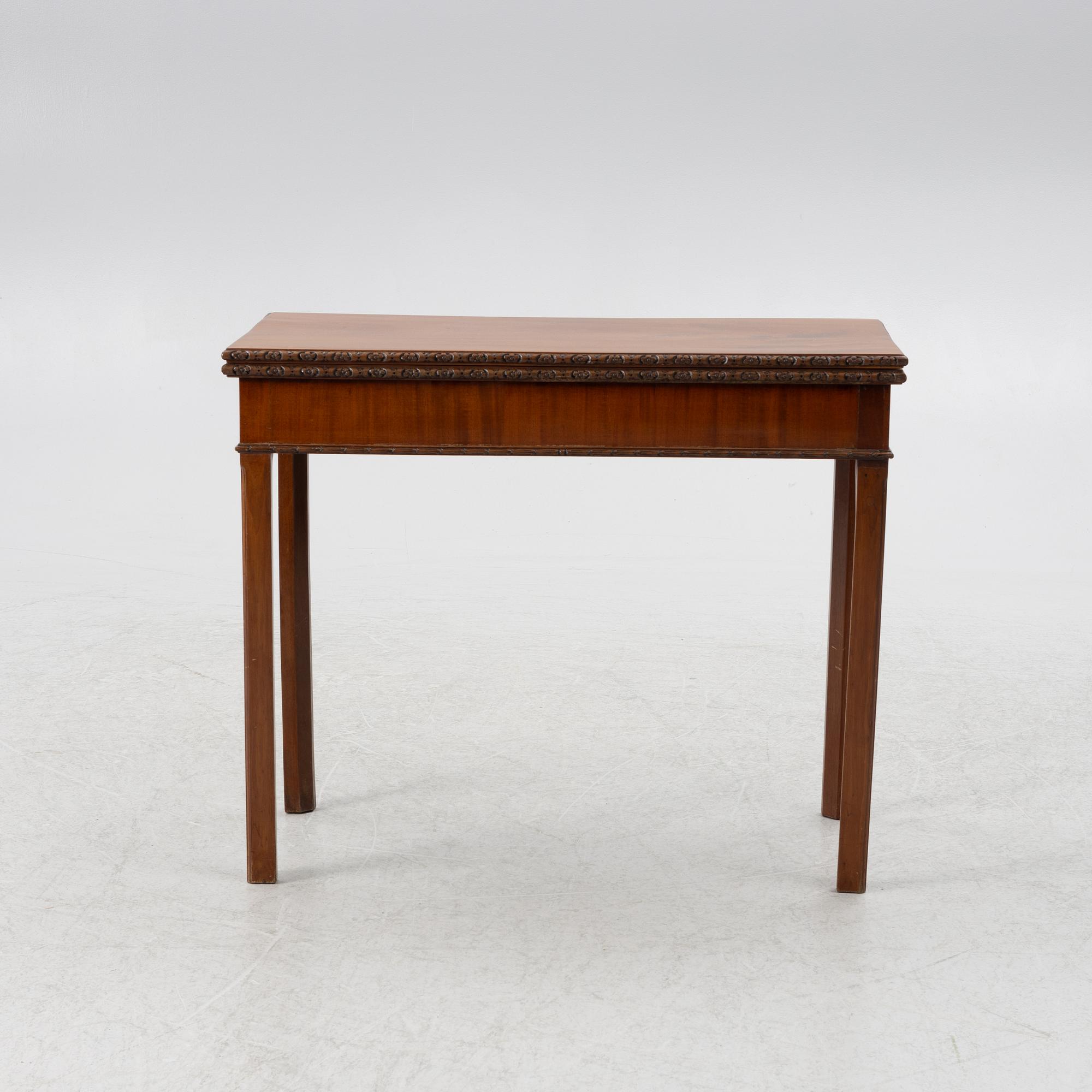 Gaming table, 19th century.