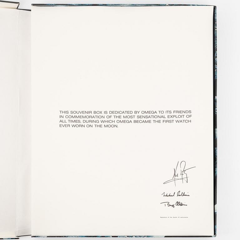Omega Souvenir Box to commemorate the Speedmaster becoming the first watch worn on the moon in 1969.