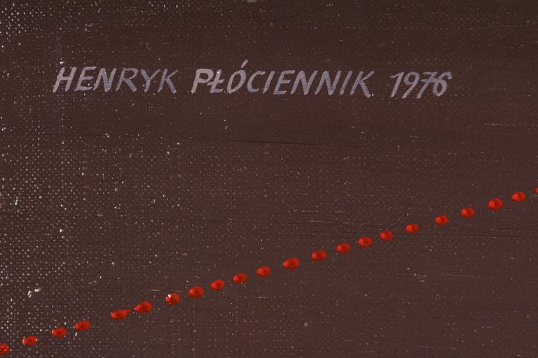 Henryk Plociennik, oil on canvas, signed and dated 1976.