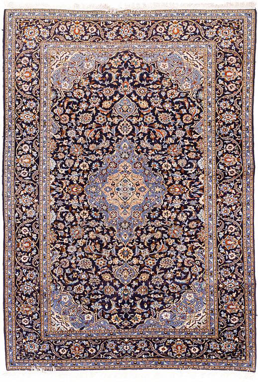 Keshan rug, approx. 370 x 255 cm.