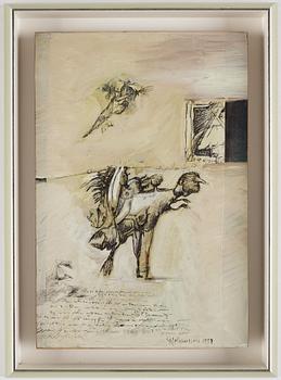 SVEN-ERIK JOHANSSON, olja på pannå. Signerad och daterad 1997.