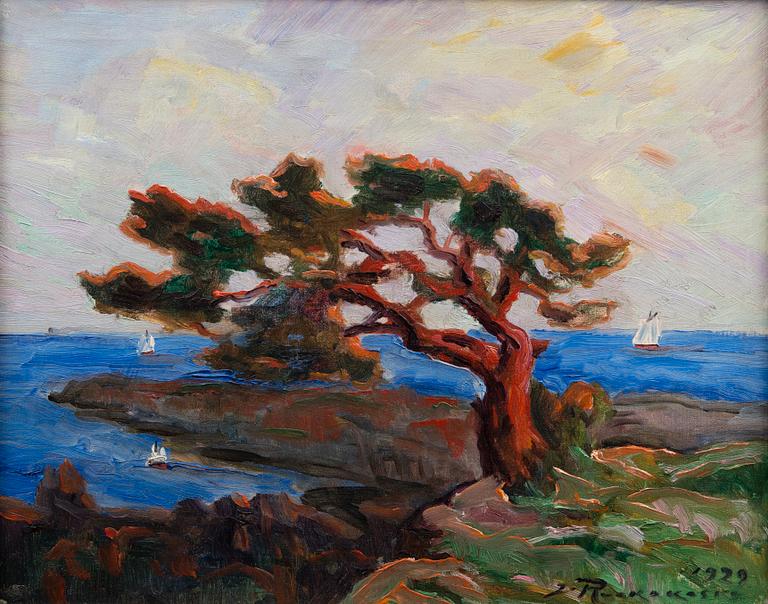 JALMARI RUOKOKOSKI, oil on canvas, signed and dated 1929.