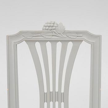 Chairs, 12 pcs, Gustavian style, Lindome model, 21st century.