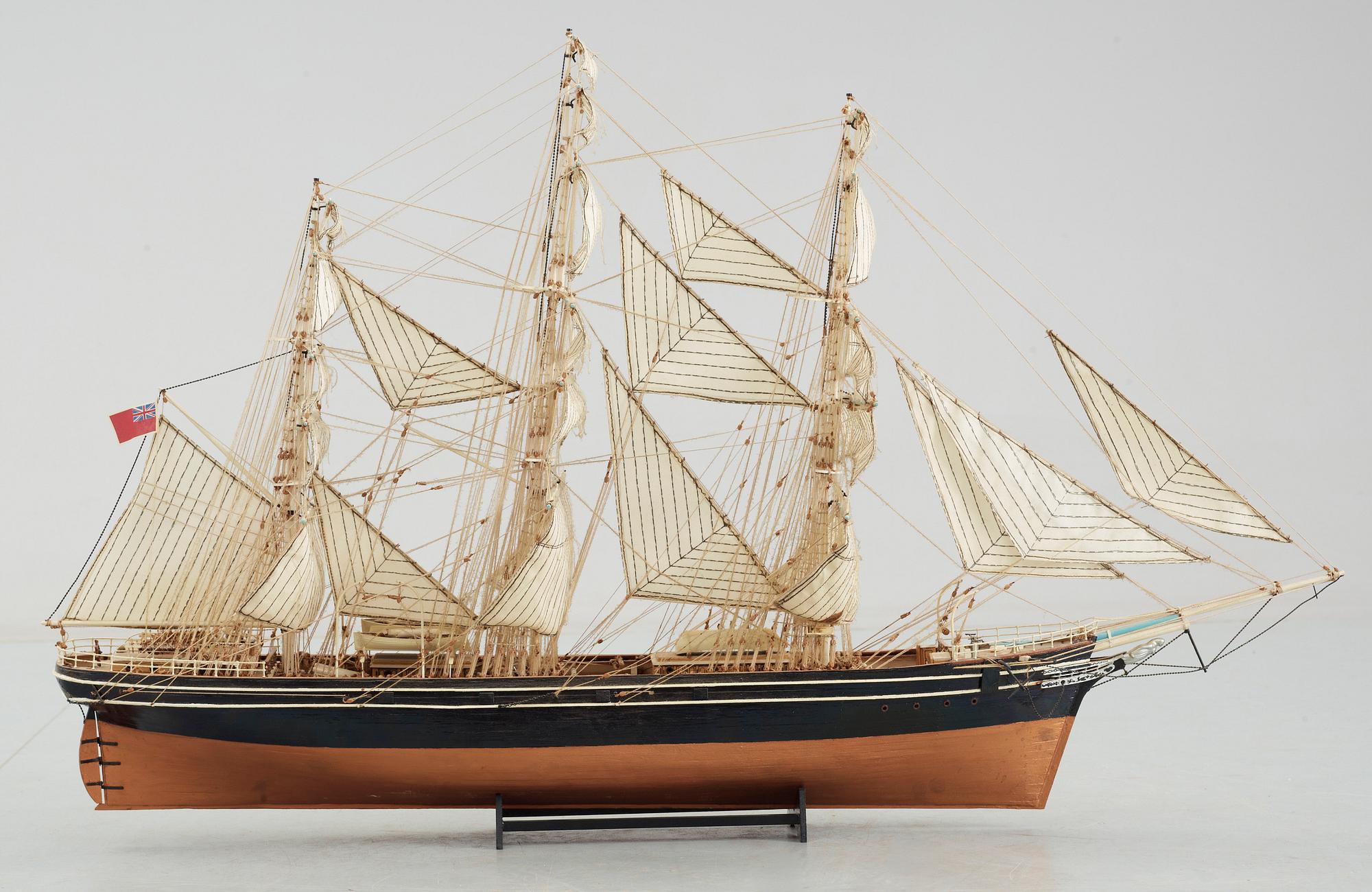 BÅTMODELL, 1900-tal.